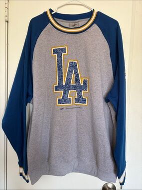 LA Dodgers Crewneck Pullover Sweater - Teacher Appreciation Night